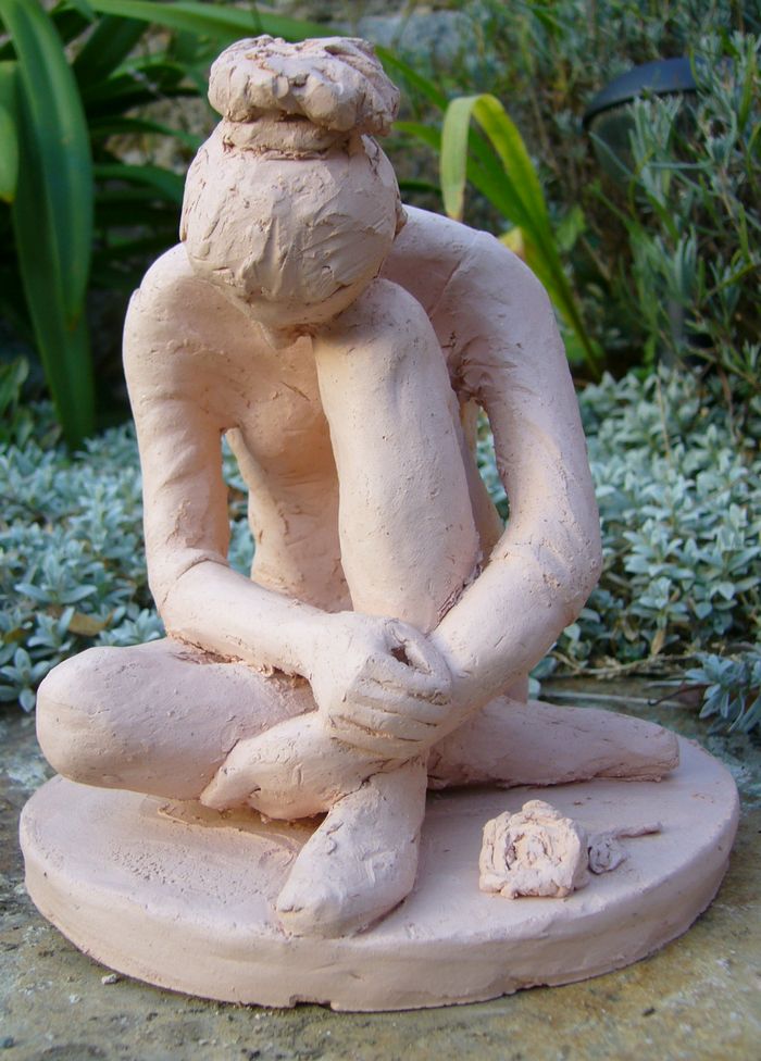 F. de Magneval - Danseuse à la rose